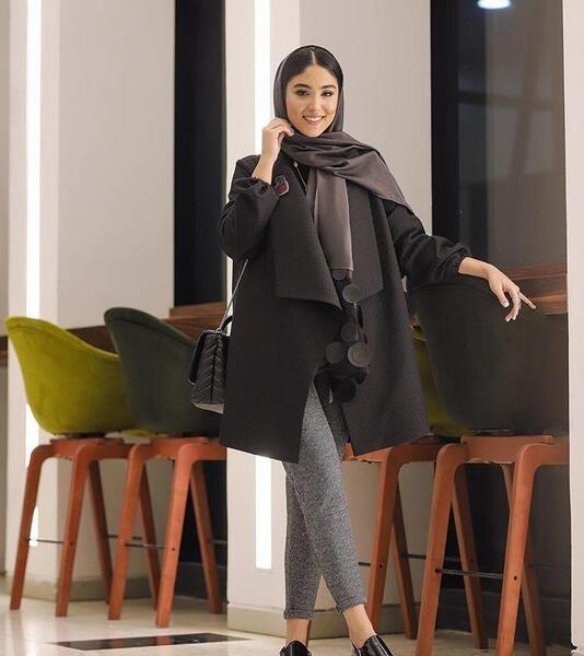 عکس مانتو کتی با شلوار گشاد