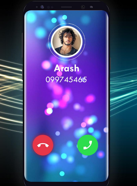 عکس صفحه گوشی در حال تماس