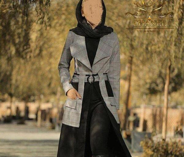 عکس مدل مانتو جدید بلند پاییزی