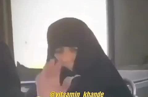 عکس استیکر چادری خنده دار