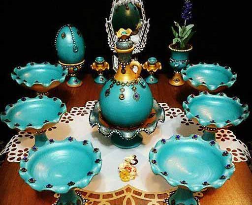 عکس ظرف های سفره هفت سین