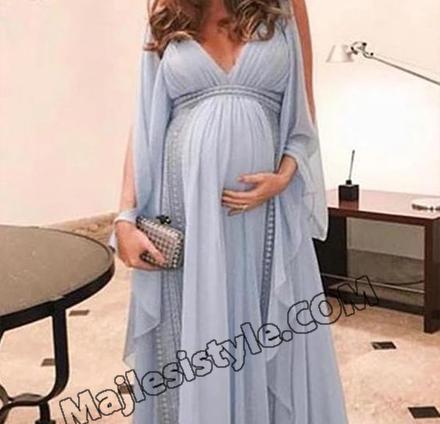 عکس لباس مجلسی کوتاه حاملگی