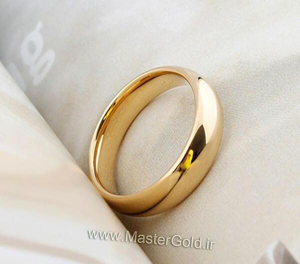 عکس حلقه طلا ساده