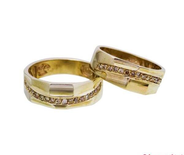 عکس حلقه طلا ساده