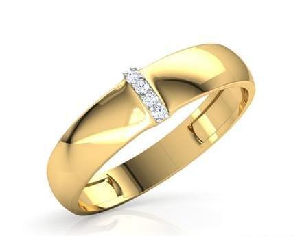 عکس حلقه طلا ساده