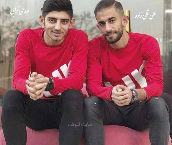 عکس محمد قلی با زنش