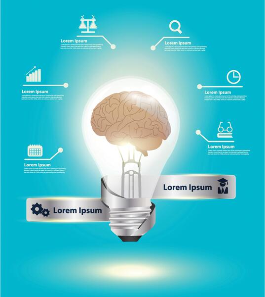 عکس مفهومی لامپ