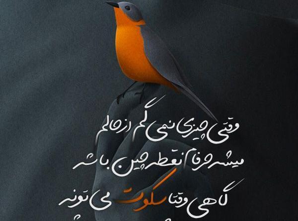 عکس نوشته آهنگ هیچ رضا بهرام