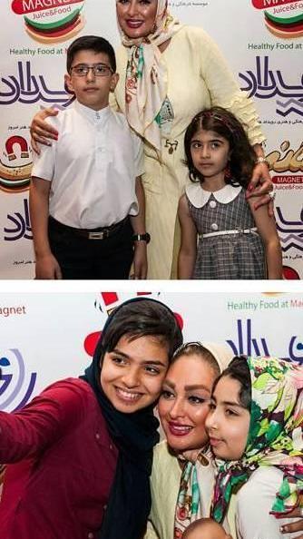 عکس بچه الهام حمیدی