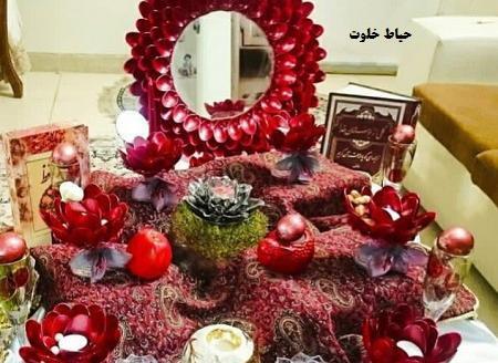 عکس ایده ظرف هفت سین با قاشق یکبار مصرف