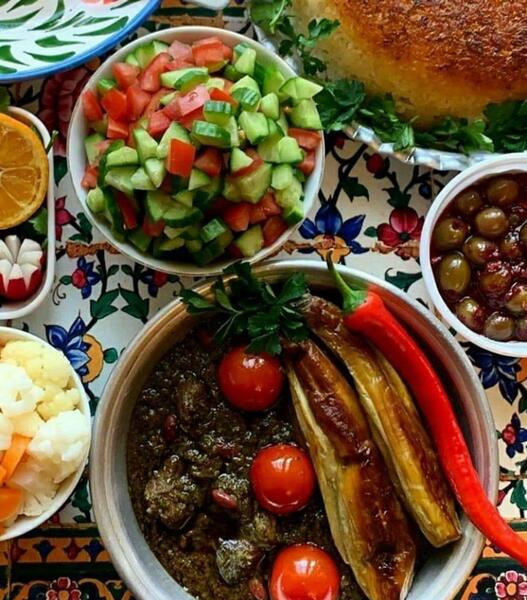 عکس قورمه سبزی شمالی