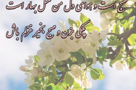 عکس نوشته بهار عزیزم سلام