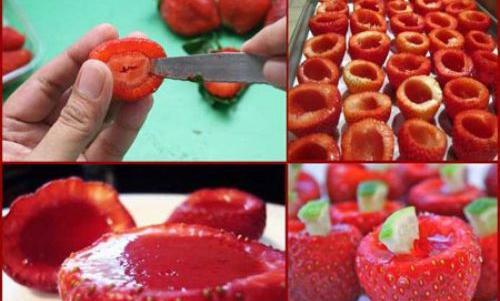 عکس تزیین ظرف ژله