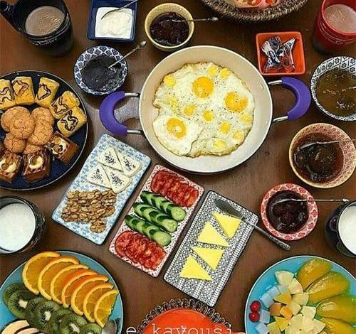 عکس ایده های صبحانه ای