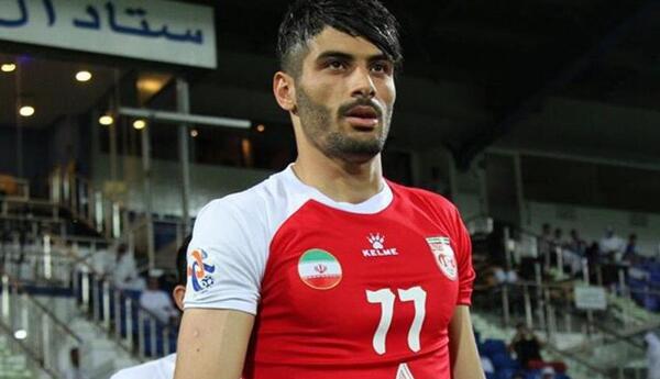 عکس سعید آقایی در پرسپولیس