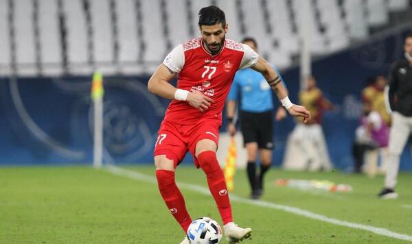 عکس سعید آقایی در پرسپولیس