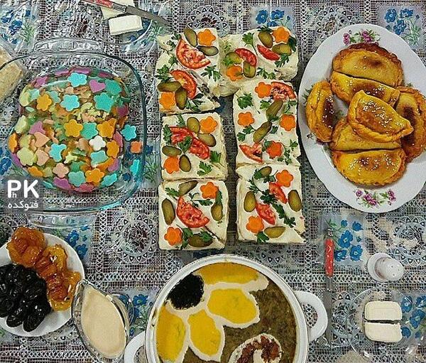 عکس غذا ماه رمضان
