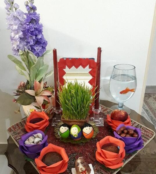 عکس سفره هفت سین معمولی