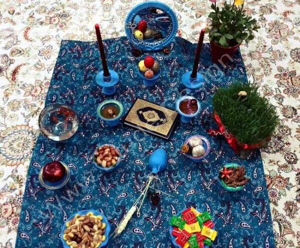 عکس سفره هفت سین معمولی