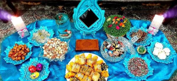 عکس سفره هفت سین معمولی
