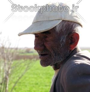 عکس مرد روستایی