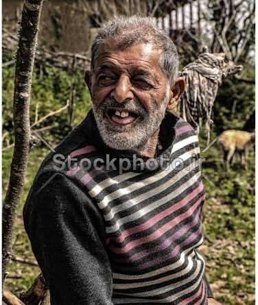 عکس مرد روستایی