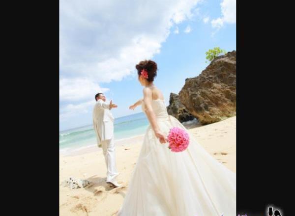عکس عروس و داماد لب