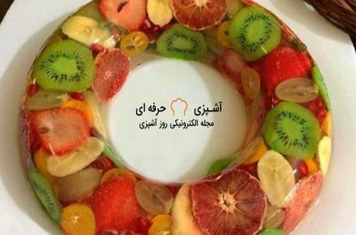 عکس از ژله بستنی میوه ای