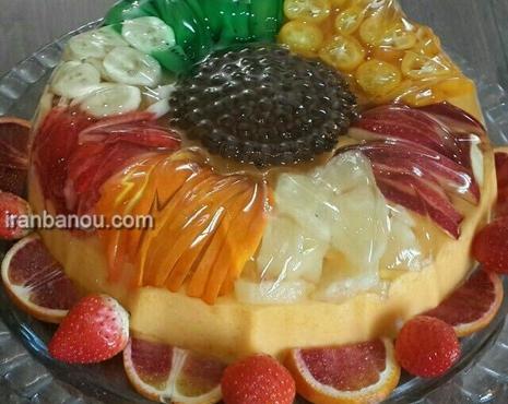 عکس از ژله بستنی میوه ای