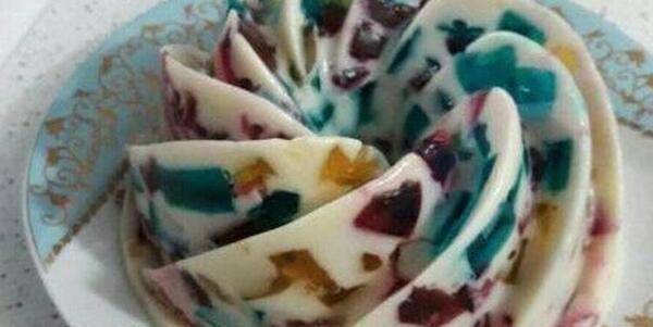 عکس از ژله بستنی میوه ای