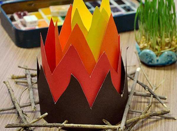 ایده عکس کودک برای چهارشنبه سوری