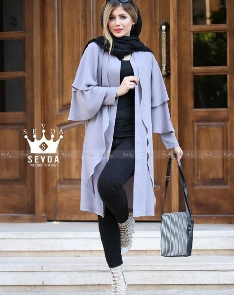 عکس مدل مانتو جدید حریر کرپ