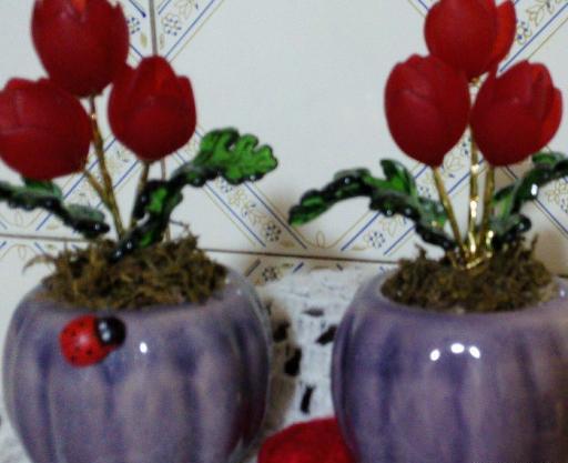 عکس تصاویر گل لاله کریستالی
