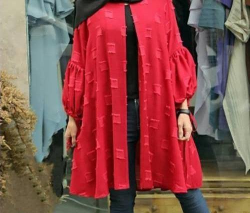 عکس مانتو دخترانه طرح دار