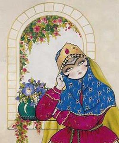 عکس خورشید خانم سنتی