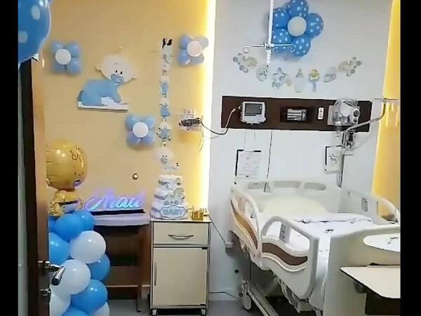 عکس ایده تزیین اتاق زایمان