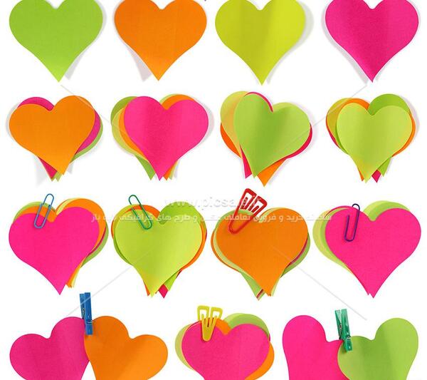 عکس قلب کاغذی