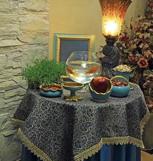 عکس ایده برای میز سفره هفت سین