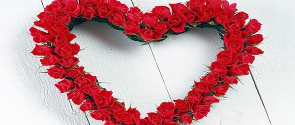 عکس گل و قلب
