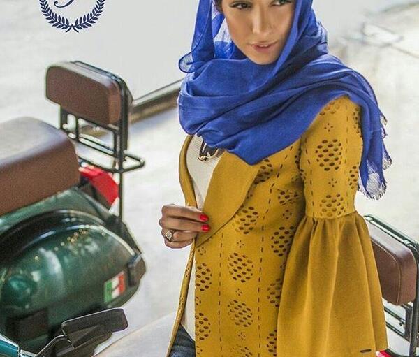 عکس مدل مانتو جلو باز خانم عمرانی