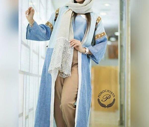 عکس مدل مانتو جلو باز خانم عمرانی