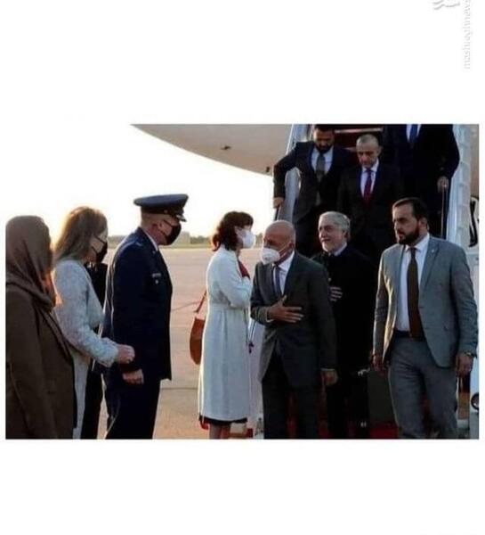 عکس اشرف غنی با زنش