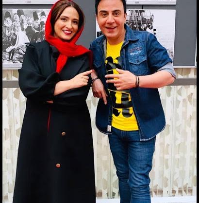 عکس داریوش فرضیایی و مادرش
