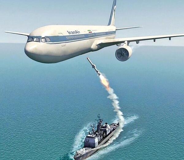 عکس هواپیما غرق شده