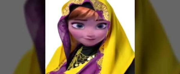 عکس با حجاب السا