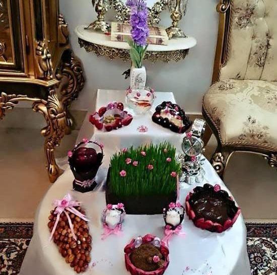 عکس ایده برای سفره هفت سین زیبا