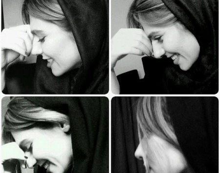 عکس تینا اسدی در سریال در حاشیه