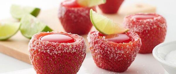 عکس ژله توت فرنگی