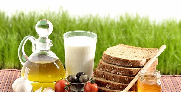 عکس شیر صبحانه