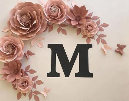 عکس لاکچری حرف m
